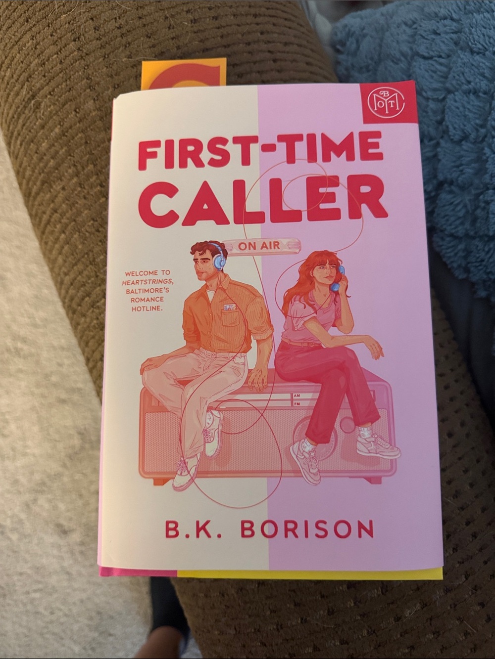 First-Time Caller by B.K. Borison - book of the month novel
